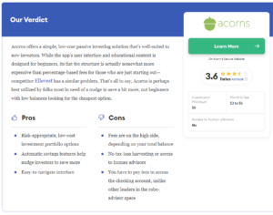 Acorns Review on Forbes Advisor